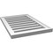 Ekena Millwork Vertical Surface Mount PVC Gable Vent: Functional, w/ 2"W x 1-1/2"P Brickmould Frame, 18"W x 26"H GVPVE18X2602SF - alternate 4